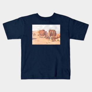 The Ramesseum At Thebes in Egypt Kids T-Shirt